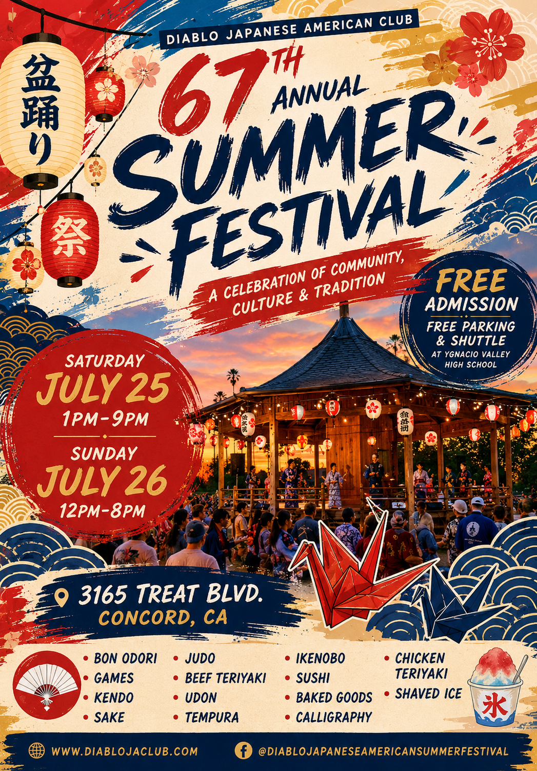 Diablo Japanese American Club Summer Festival