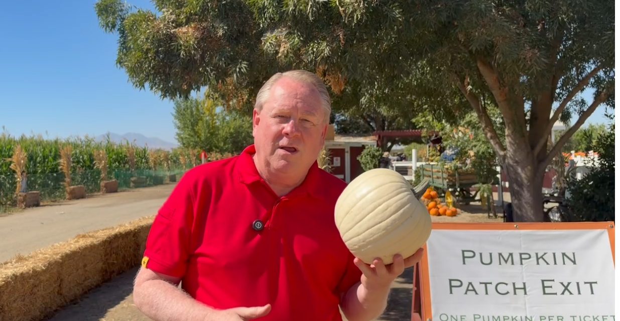 Smith Family Farm Pumkin Mike Took Home