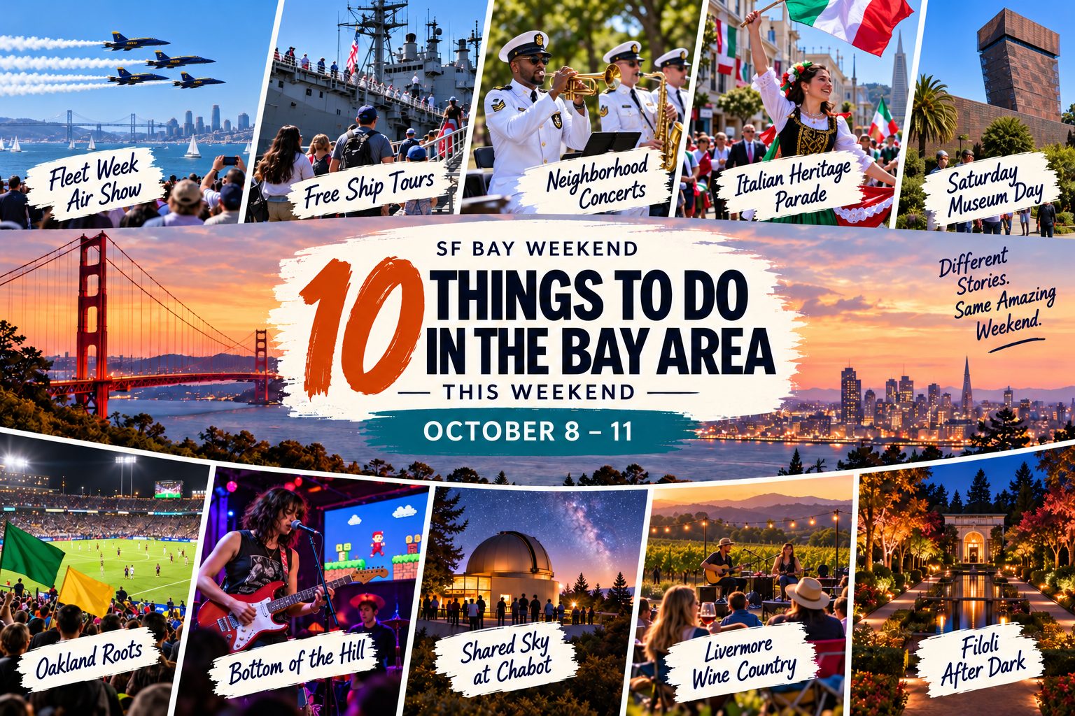 Mike’s 10 for the Weekend - October 8–11, 2026